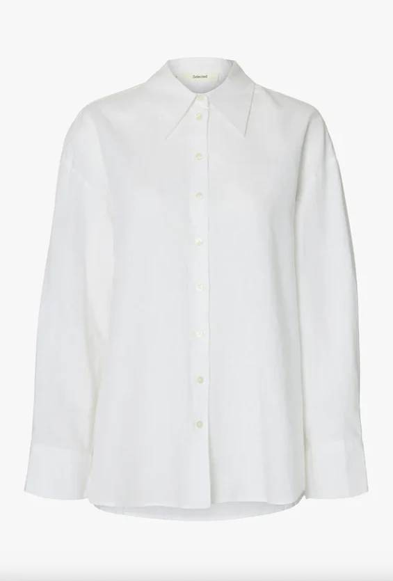 Cleo Oversize Linen Blend Shirt - Image 7