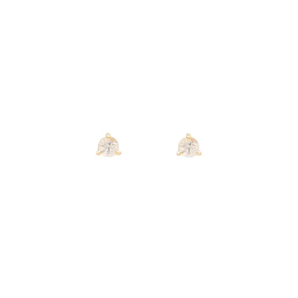 Element Studs - White Topaz - Image 2