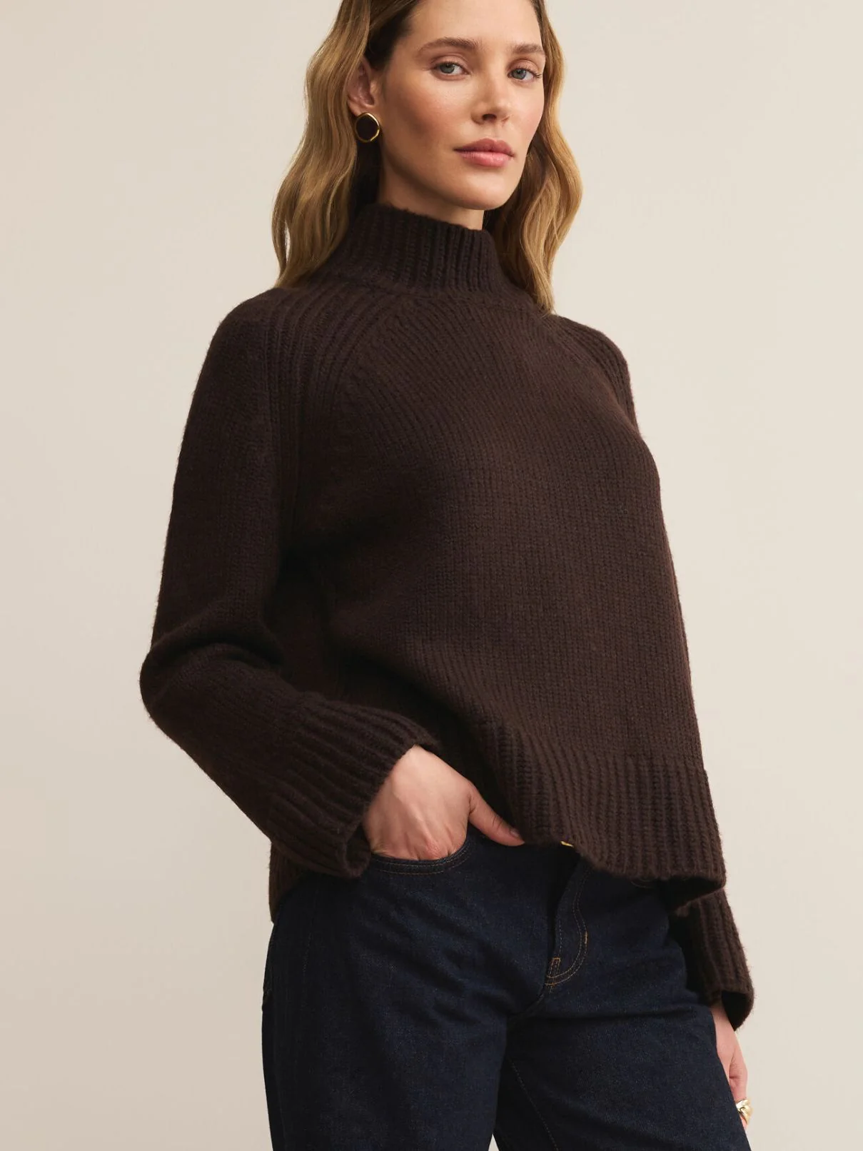 Emerge Funnel Neck Sweater - Image 3