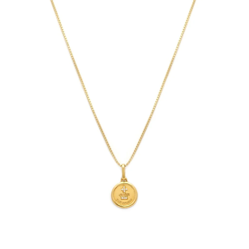 Love Token Necklace - Round, Goldfill - Image 14