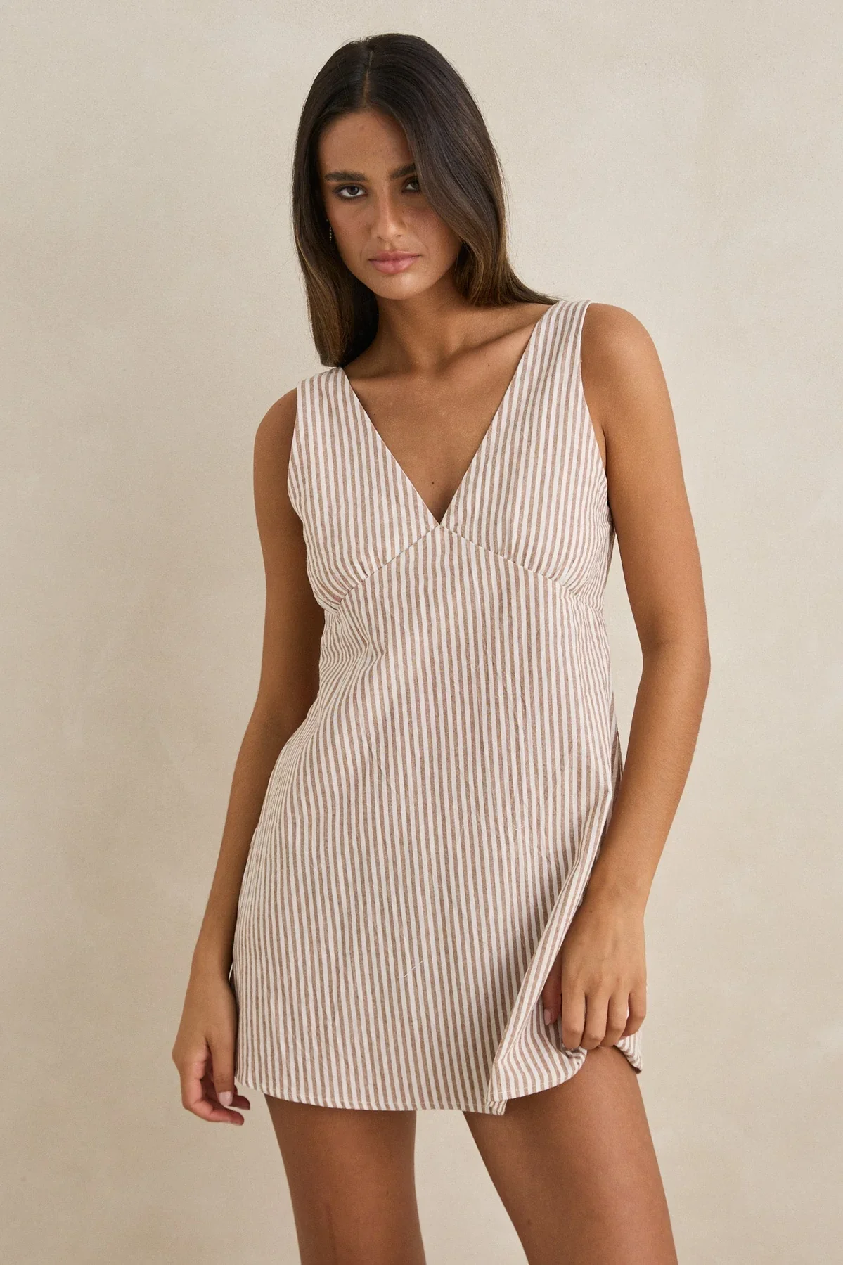 Valley Stripe Mini Dress