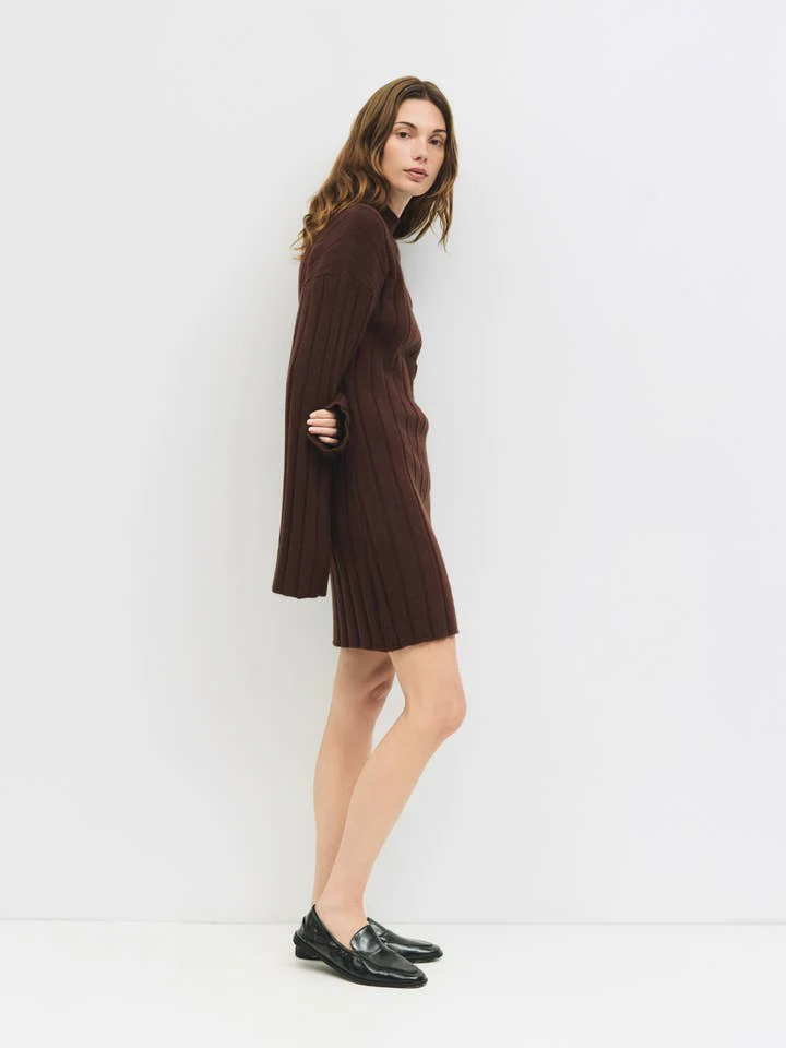 The Lorenza Ribbed Knit Dress - Image 3