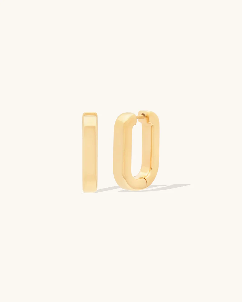 U-Link Hoop Earrings